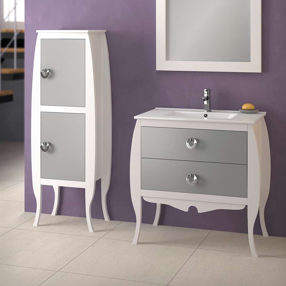 Grecia 80 Blanco mate platacolumna