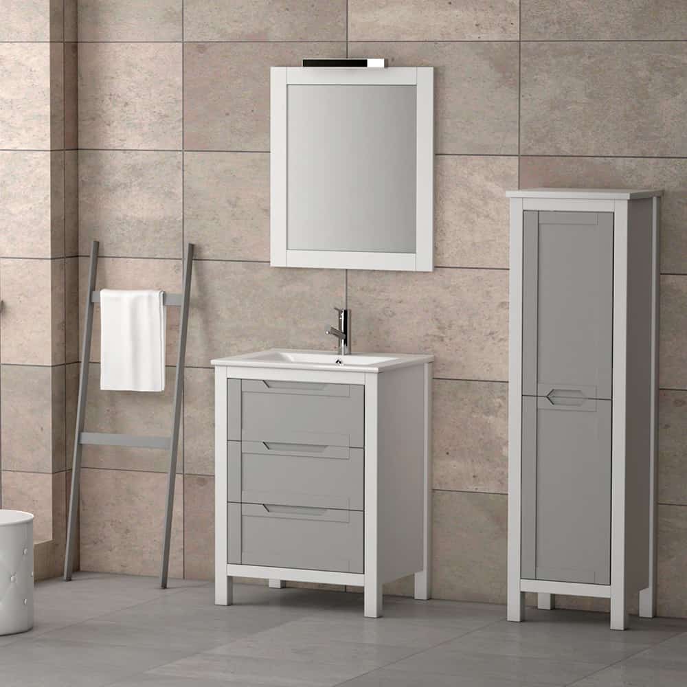 Nerpio 60 blanco plata columna