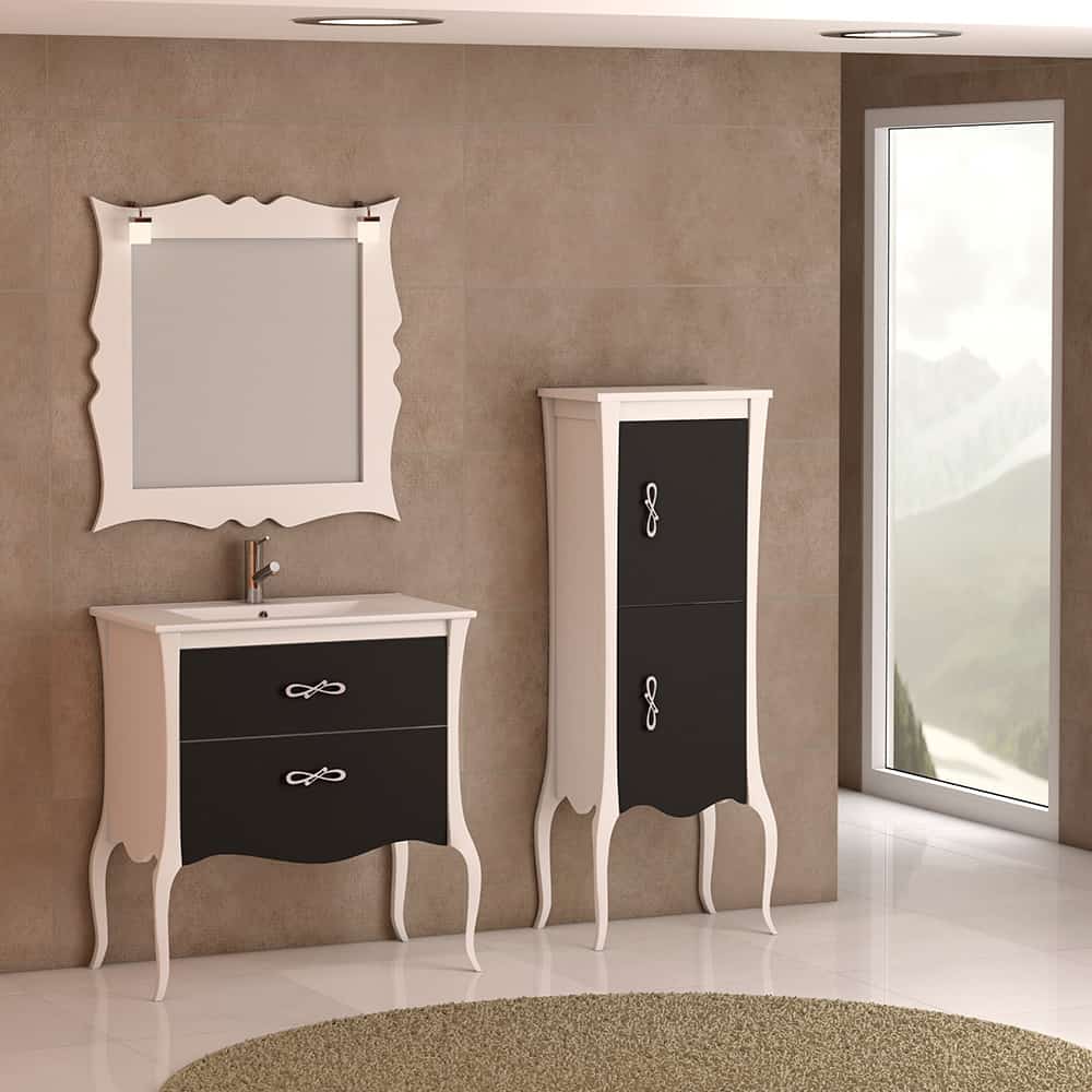 Niza 80 blanco negro